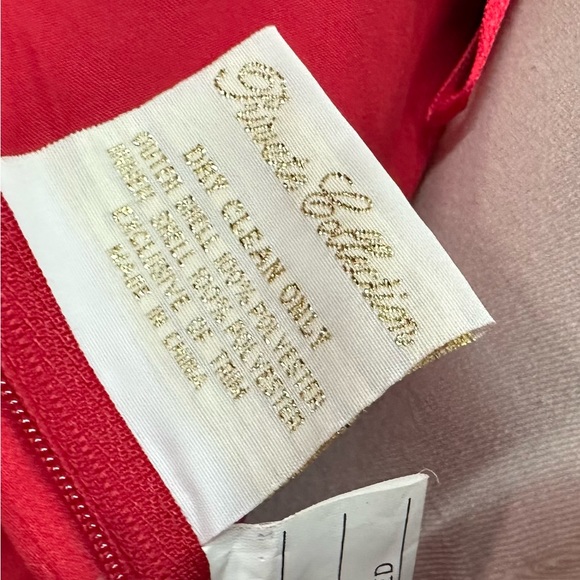 Private Collection sz 10 long red formal dress - Picture 6 of 6